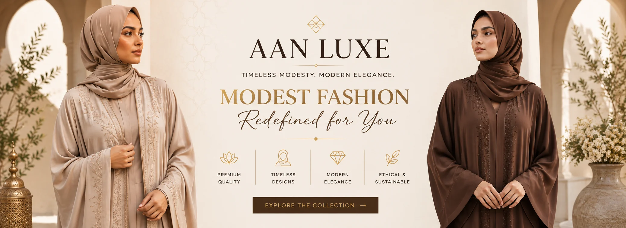 AAN Luxe Modest Fashion Redefined - Designer Abayas & Modest Wear