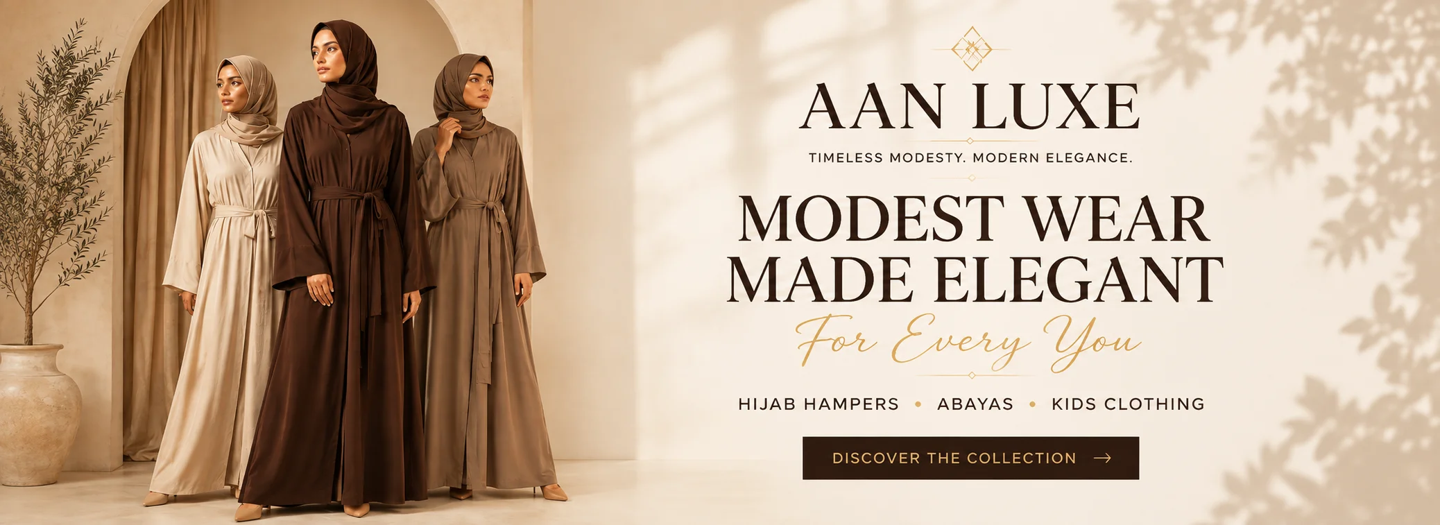 AAN Luxe Modest Wear Made Elegant - Luxury Islamic Fashion Collection